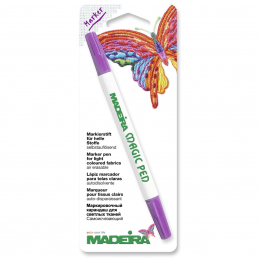 Madeira Magic Pen: Air Erasable: Purple Fabric Marker