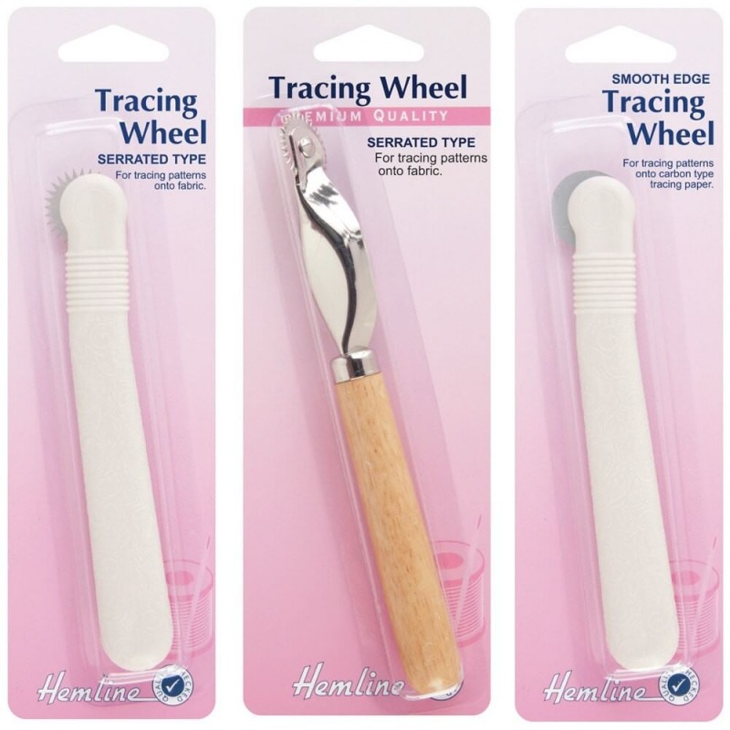 Hemline Tracing Wheel Smooth Or Serrated Dressmaking Sewing