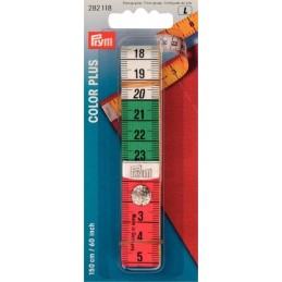 3. Press Stud Tape Measure 60 Inch Colour Plus 282118