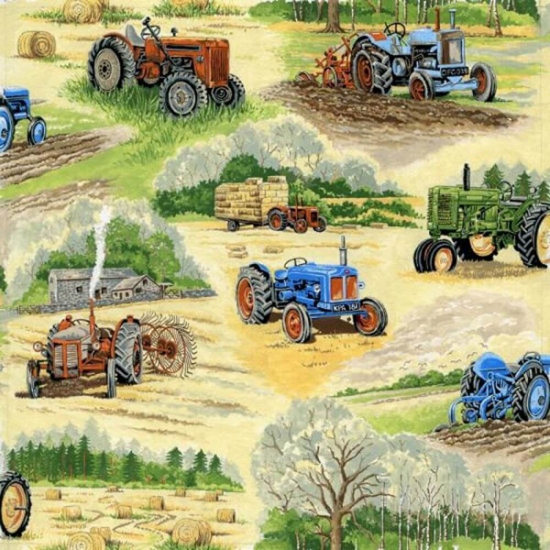 Nutex Funny Farm Field Days In the Country Collections 100% Cotton Fabric
