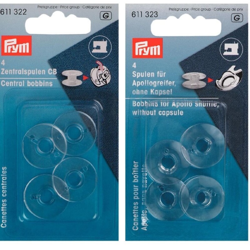 Prym Sewing Machine Plastic Bobbins