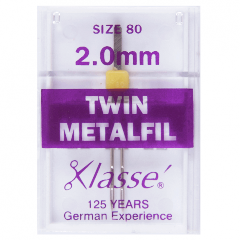 32. A6159.3.0 Sewing Machine Needles: Twin Embroidery: 80/3mm: 1 Piece