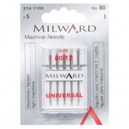 3. 2141103 - Sewing Machine Needles: Universal: 80/12: 5 Pieces