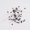 144 x Pearl Style Plastic Head 40mm x 0.58mm Sewing Pins Dressmaking