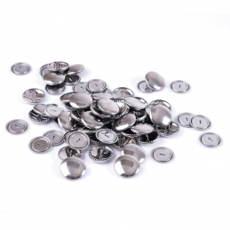 Hemline Self Cover Buttons: Metal Top 11mm to 38mm