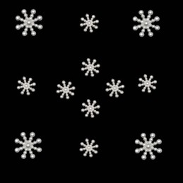 1629 Pearl Snowflakes