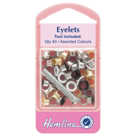 eyelets and tool