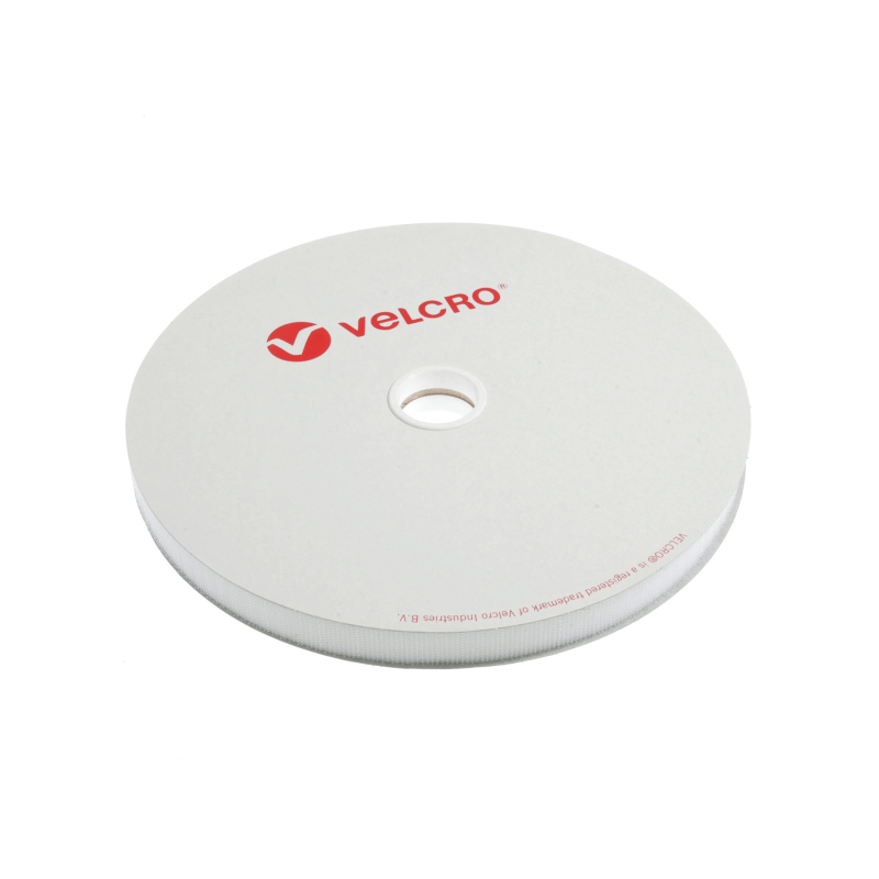 20mm Velcro Black or White Hook and Loop Tape Sew In Craft Fastenings