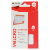 VELCRO® Brand 16mm x 16 Sets Coin Shaped Stick-On Hook & Loop Tape
