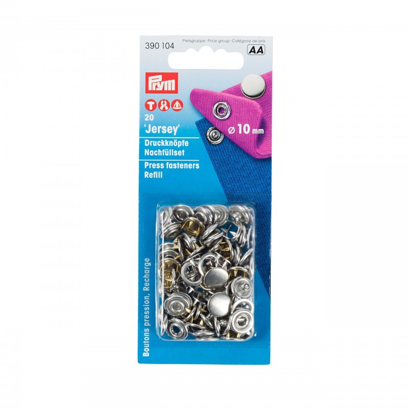 Prym Snap Press Fasteners Jersey, Anorak, Camping Poppers Press Studs