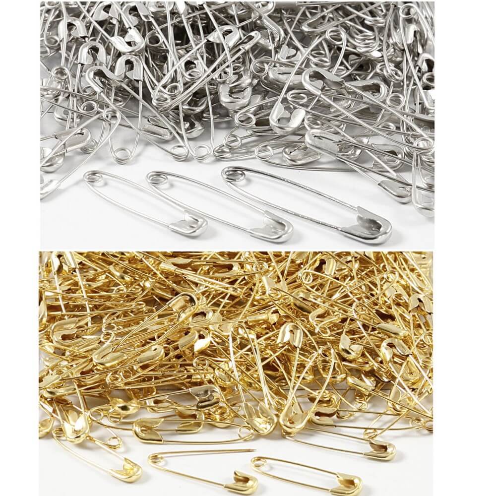 Safety Pins Silver 