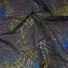 100% Polyester Fabric Mesh Net Multi-Coloured Spiders Web Halloween 150cm Wide