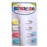 57mm Safety Locking Nappy Pins Diaper Pins by Sunkids (Colour Vary)