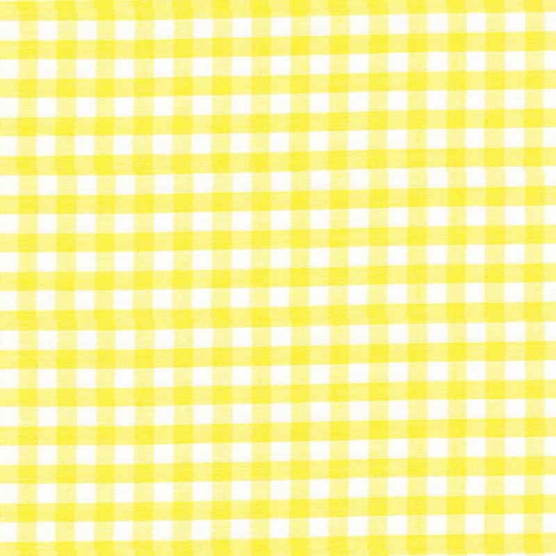 Polycotton Fabric 1/4" Gingham Check Dress Craft School Summer
