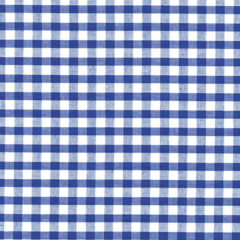 Polycotton Fabric 1/4" Gingham Check Dress Craft School Summer