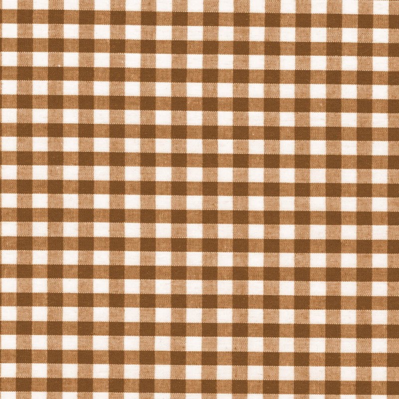 Polycotton Fabric 1/4" Gingham Check Dress Craft School Summer