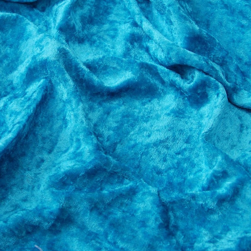 Crushed Velvet Fabric Stretch Velour Material 150cm Wide