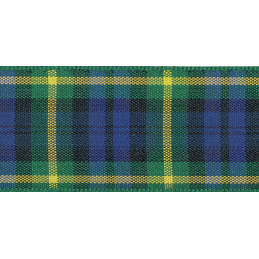 Berisfords Scottish Woven Tartan Ribbon Gordon