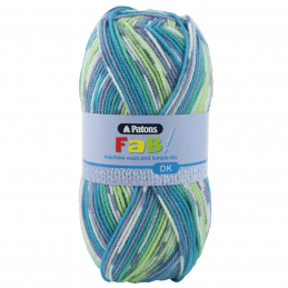 Patons Fab DK Yarn 100g Machine Washable 100% Acrylic Aqua Colour