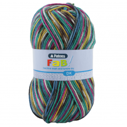 Patons Fab DK Yarn 100g Machine Washable 100% Acrylic Jeans Colour