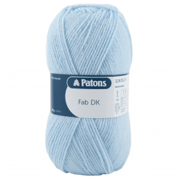 Patons Fab DK Yarn 100g Machine Washable 100% Acrylic Glacier