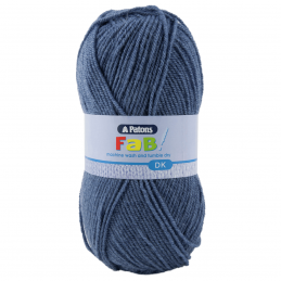 Patons Fab DK Yarn 100g Machine Washable 100% Acrylic Airforce