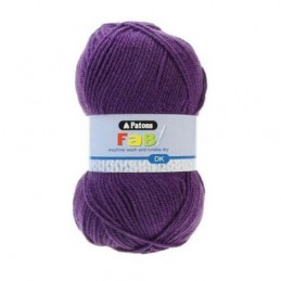 Patons Fab DK Yarn 100g Machine Washable 100% Acrylic Purple