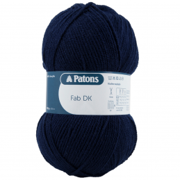 Patons Fab DK Yarn 100g Machine Washable 100% Acrylic Navy