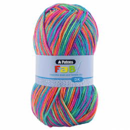 Patons Fab DK Yarn 100g Machine Washable 100% Acrylic Fruity