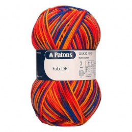 Patons Fab DK Yarn 100g Machine Washable 100% Acrylic Raspberry