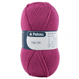 Patons Fab DK Yarn 100g Machine Washable 100% Acrylic Strawberry