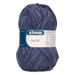 Patons Fab DK Yarn 100g Machine Washable 100% Acrylic Navy Denim