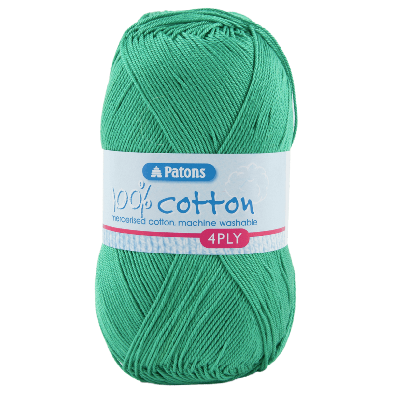 Patons 100% Cotton 4 Ply Yarn 100g Mercerized Cotton