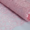 Embroidered Vine Nylon Voile Organza Curtain Dress Fabric