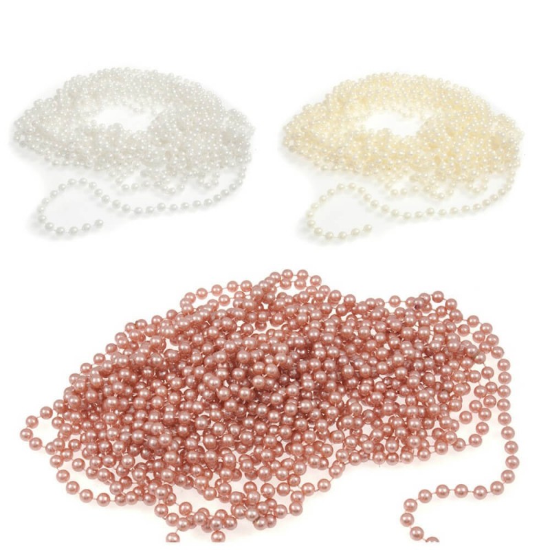 10m Pearl Beads 8mm String Garland of Decorative Bridal Wedding