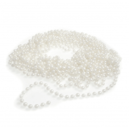 White 10m Pearl 8mm Beads String Garland of Decorative Bridal Wedding