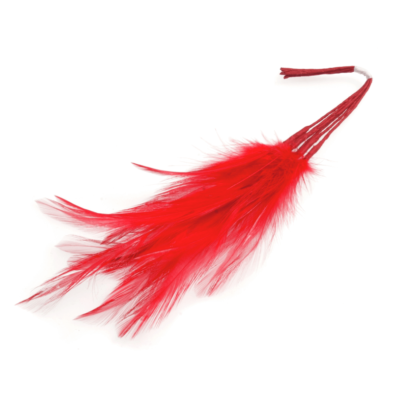 Narrow Feathers Corsage, Fascinator 10cm Wire Stem Bridal Hair Hat