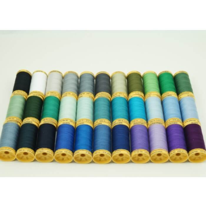 Gutermann Sewing Thread 100% Natural Cotton 250m Reels In 33 Colours (2)