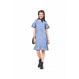 Burda Style Mini Dress Sleeve Variations Fabric Sewing Pattern 6402