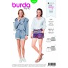 Burda Two Styles Of Shorts with Pockets Fabric Sewing Pattern 6409