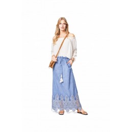 Burda Style Long Short Easy Skirt Fabric Sewing Pattern 6416