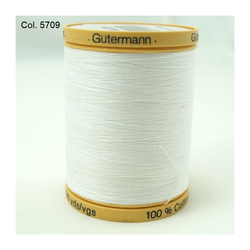Gutermann Sewing Thread 100% Natural Cotton 800m Reels In 21 Colours (1)