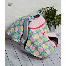 Simplicity Baby Accessories Playmat Nappy Bag Organiser Bib Sewing Pattern 1177