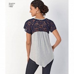 Simplicity Various Sleeve Length Knit Top Sewing Pattern 1463