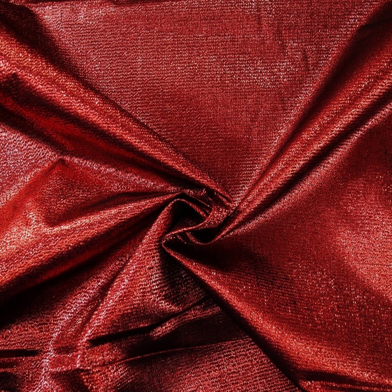 Metallic Crinkle Lame Plain Coloured Fabric Craft Dressmaking