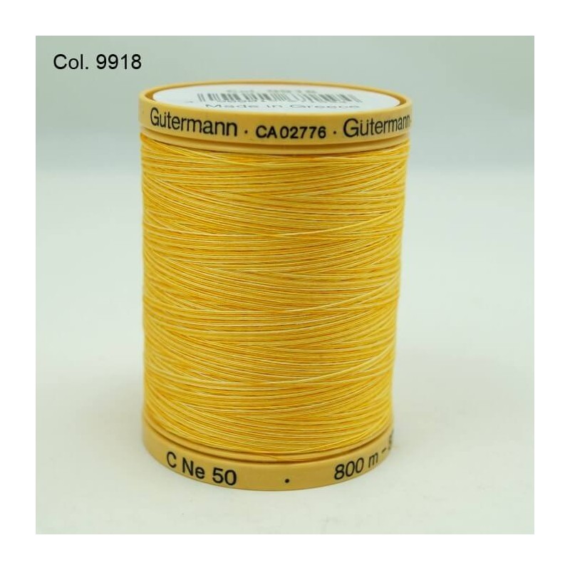 Gutermann Multi Tone Sewing Thread 100% Natural Cotton 800m Reels In 9 Colours (2)