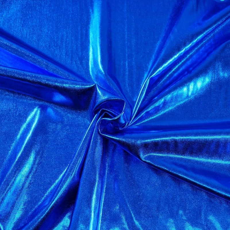 Metallic Elastique 2 Way Stretch Polyester Spandex Fabric Dance Wear