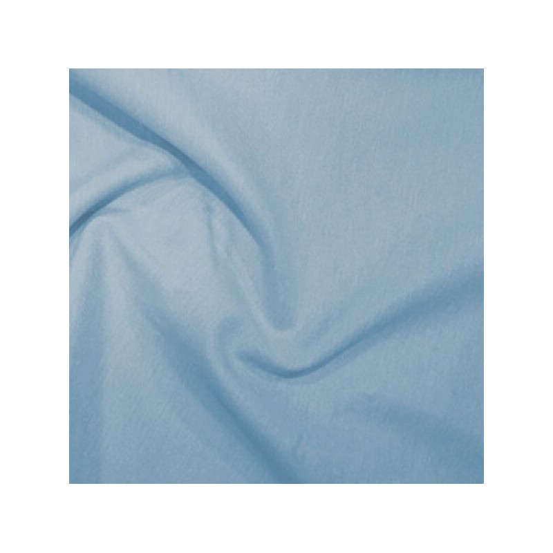Light Blue Polycotton Chambray Fabric Shirt Dress Material