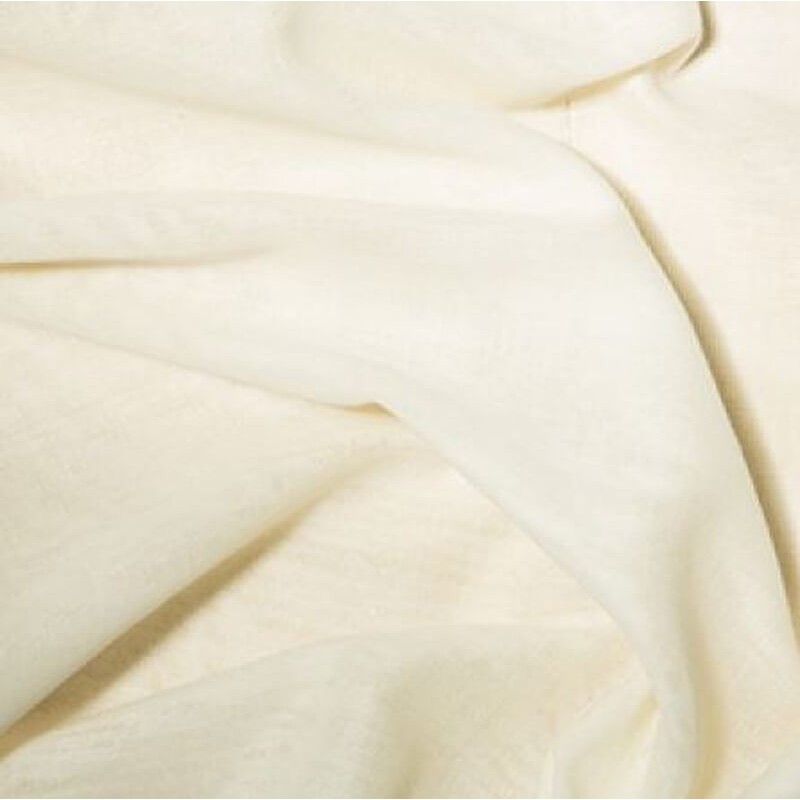 Cream Egyptian Muslin Fabric 100% Cotton