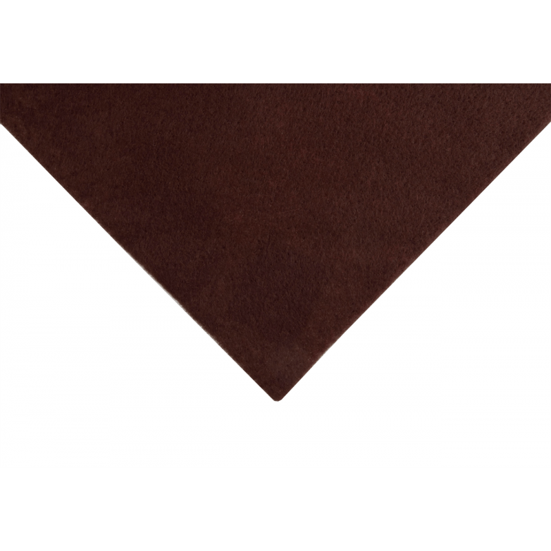 Brown 3mm Extra Thick Acrylic Craft Felt Fabric 23 x 30cm Pack Of Two